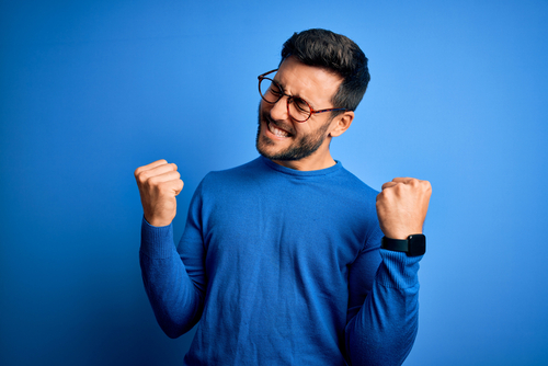 Young,Handsome,Man,With,Beard,Wearing,Casual,Sweater,And,Glasses