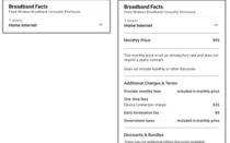 Xfinity Lable T-Mobile Now Displays Its “Nutrition Labels” for Broadband Service ...